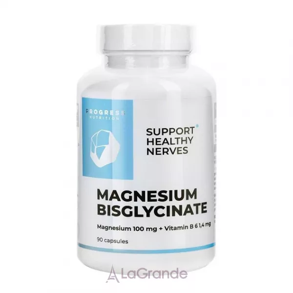 Progress Nutrition Magnesium Bisglycinate + Vitamin B6 ����������� ������� 