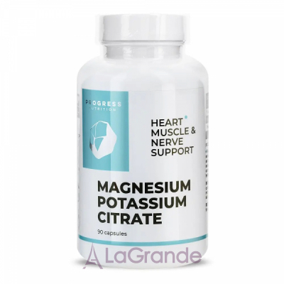 Progress Nutrition Magnesium Potassium Citrate ĳ  