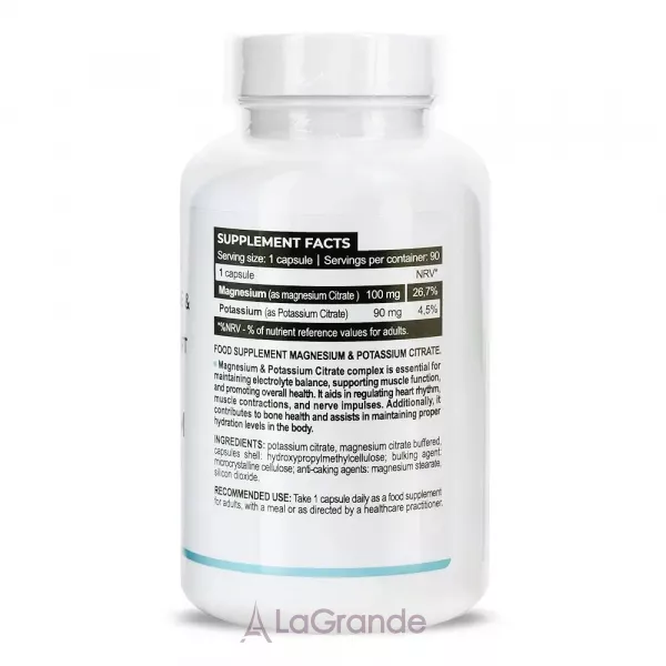 Progress Nutrition Magnesium Potassium Citrate ĳ������ ������� 