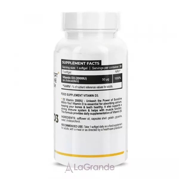 Progress Nutrition Vitamin D3 2000 IU ����������� ������� 