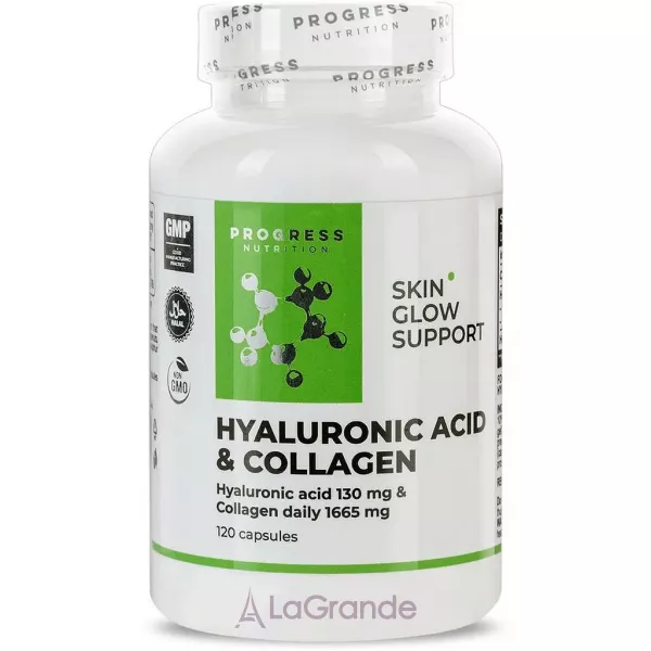Progress Nutrition Hyaluronic Acid & Collagen ����������� ������� 