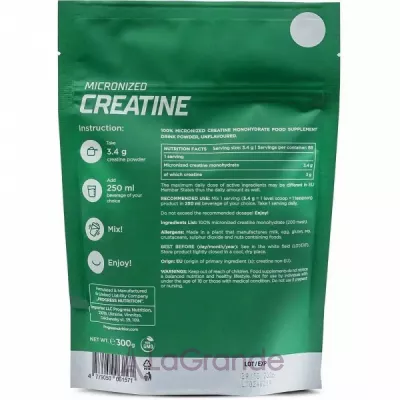 Progress Nutrition Creatine Micronized Unflavoured ̳  ,  