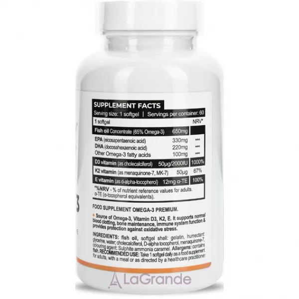Progress Nutrition Omega 3 Premium Cardio Support ����������� ������� 