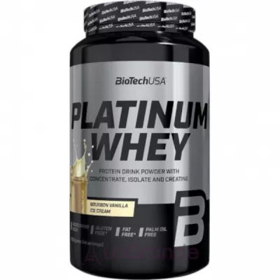 BioTech USA Platinum Whey Bourbon Vanilla Ice Cream  