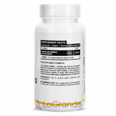 Progress Nutrition Vitamin D3 5000 IU ĳ  