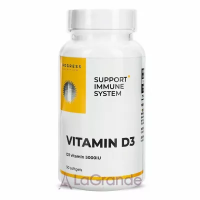 Progress Nutrition Vitamin D3 5000 IU ĳ  