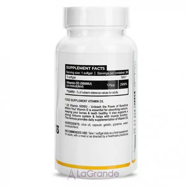 Progress Nutrition Vitamin D3 5000 IU ĳ������ ������� 