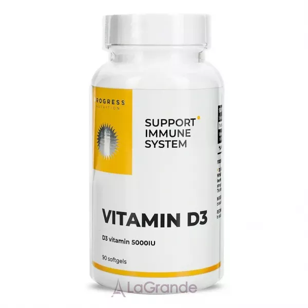 Progress Nutrition Vitamin D3 5000 IU ĳ������ ������� 