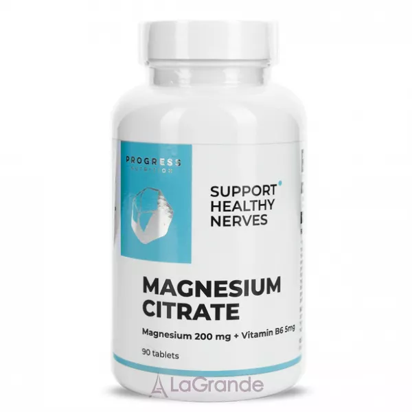 Progress Nutrition Magnesium Citrate + Vitamin B6 ����������� ������� 