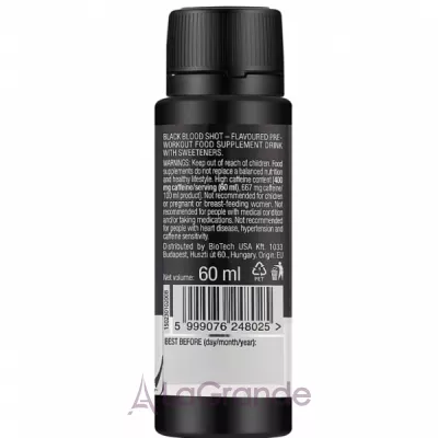 Biotech USA Black Blood Shot Lemonade   