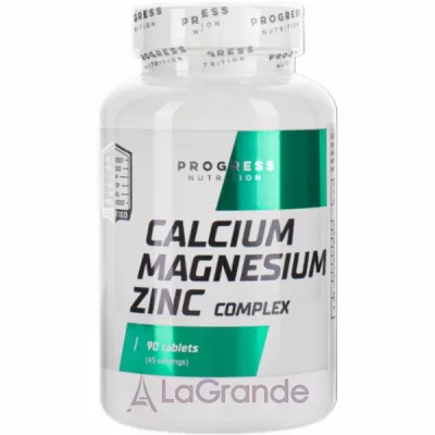 Progress Nutrition Calcium Magnesium Zinc Complex  
