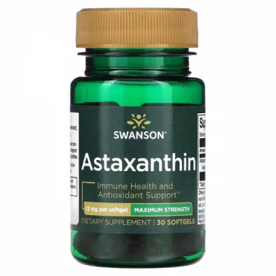 Swanson Astaxanthin Maximum Strength 12 mg ĳ  