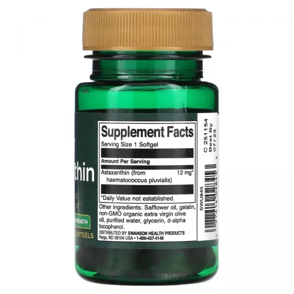 Swanson Astaxanthin Maximum Strength 12 mg ĳ������ ������� 