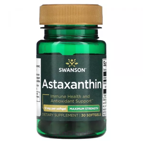 Swanson Astaxanthin Maximum Strength 12 mg ĳ������ ������� 