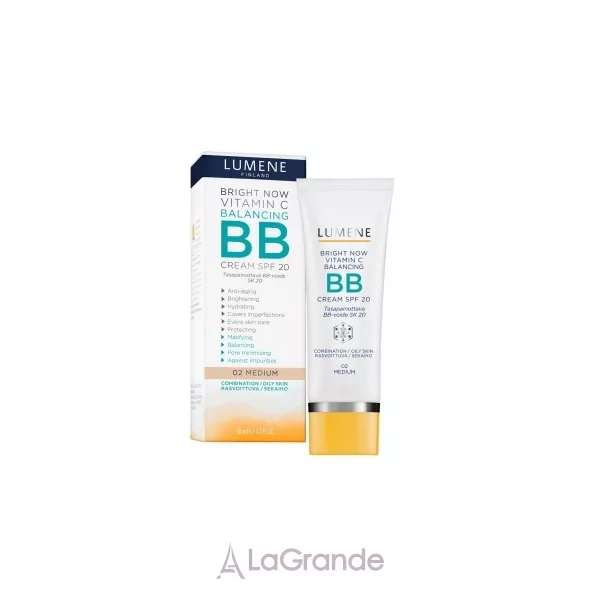 Lumene Bright Now Vitamin C BB Cream SPF 20 ���������� BB ����