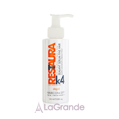 Hairconcept Restaura K4 Silk Sealant Step 4     4