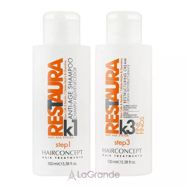 HairConcept Restaura K Kit Maintenance Frizzy Hair ����� 