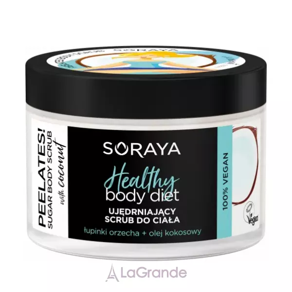 Soraya Healthy Body Diet Sugar Body Scrub With Coconut �������� ����� ��� ���� � �������