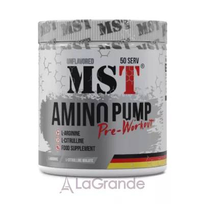 MST Amino PUMP Pre-Workout Unflavored   /  
