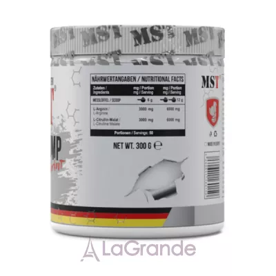 MST Amino PUMP Pre-Workout Unflavored   /  