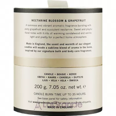 Grace Cole Nectarine Blossom & Grapefruit Fragrant Candle   
