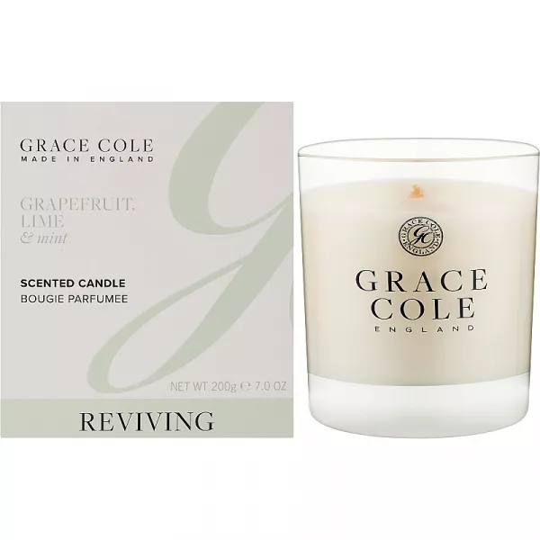 Grace Cole Grapefruit Lime & Mint Scented Candle ������������� ����� 