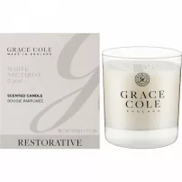 Grace Cole White Nectarine & Pear Scented Candle ������������� ����� "����� �������� � �����"