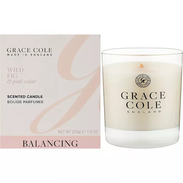 Grace Cole Wild Fig & Pink Cedar Scented Candle ���������� ����� 