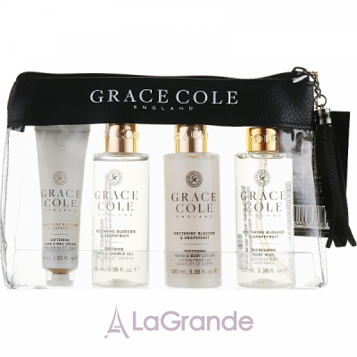 Grace Cole Nectarine Blossom & Grapefruit Travel Set  