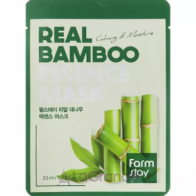 ֲ Farmstay Real Bamboo Essence Mask       