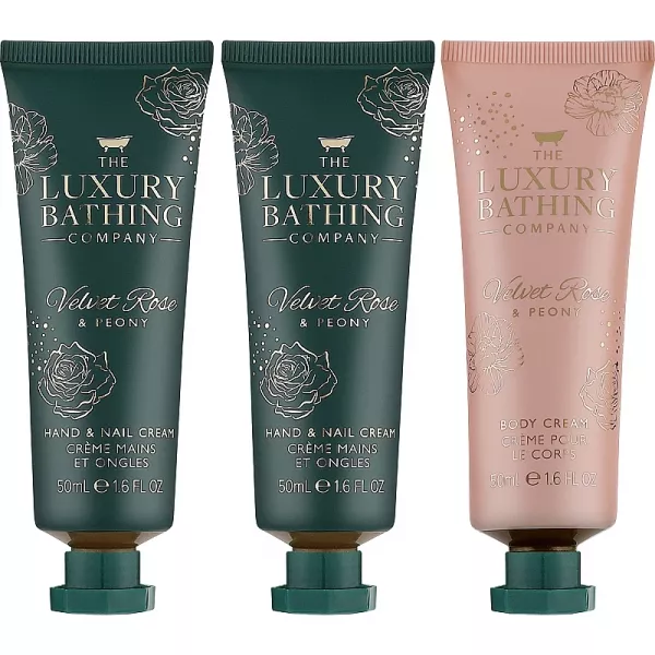 Grace Cole The Luxury Bathing Velvet Rose & Peony ���� ��� ��� �� ��� (h/cr/2�50ml + b/cr/50ml)
