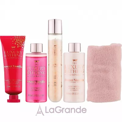 Grace Cole The Luxury Bathing Sweet Vanilla & Almond Glaze Set      