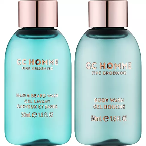 Grace Cole GC Homme Fine Grooming Mini Duo ���� ��� ��� �� ������� �������� (sh/gel/50ml + hair/beard/wash/50ml)