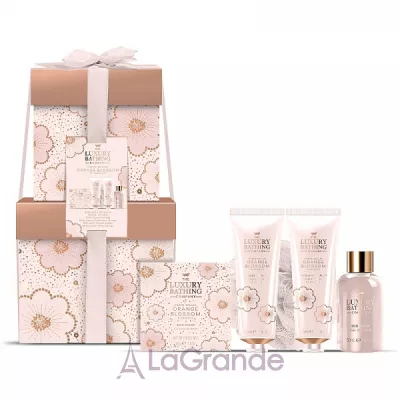 Grace Cole The Luxury Bathing Creme Brulee, Orange Blossom & Vanilla Complete Collection      