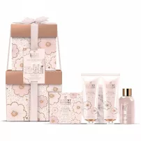 Grace Cole The Luxury Bathing Creme Brulee, Orange Blossom & Vanilla Complete Collection ����� ��� ��� � ���� "����-�����, ������ ��������� � ������", 5 ���������