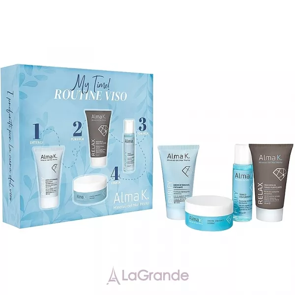 Alma K. My Time! Face Care Routine Kit ���� ��� ������� �� �������� (cr/30 ml + ton/30 ml + cr/15 ml + mask/30 ml)