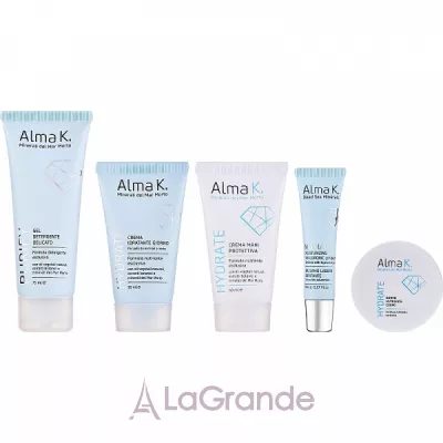 Alma K. Skin Besties      (cleans/gel/75 ml + lip/balm/8 ml + body/butter/50 ml + f/cr/30 ml + h/cr/40 ml)
