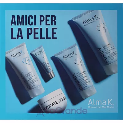 Alma K. Skin Besties      (cleans/gel/75 ml + lip/balm/8 ml + body/butter/50 ml + f/cr/30 ml + h/cr/40 ml)