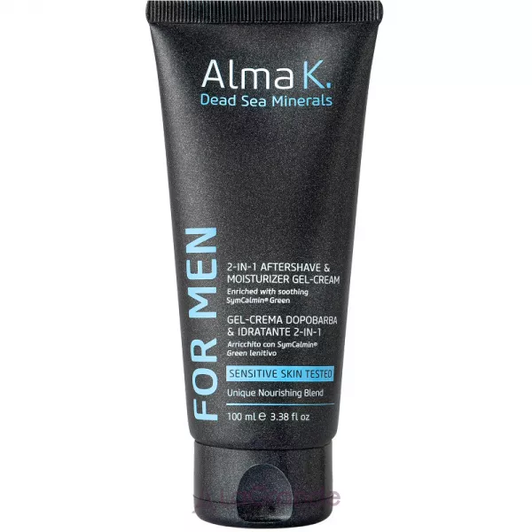 Alma K. For Men Dead Sea Minerals 2-In-1 Aftershave & Moisturizer Gel Cream �������������� ����-���� ���� ������