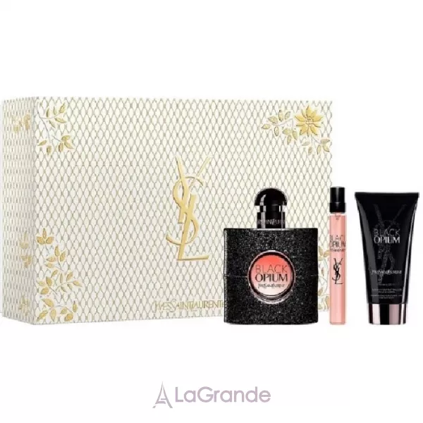 Yves Saint Laurent Black Opium ����� (��������������� ���� 50 �� + ��������������� ���� 10 �� + ������ ��� ���� 50 ��)