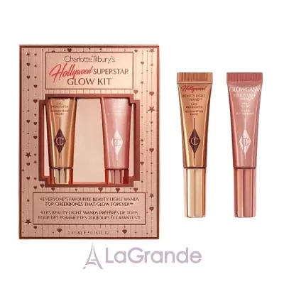 Charlotte Tilbury Hollywood Superstar Glow Kit  (highlighter/5ml + blush/5ml)