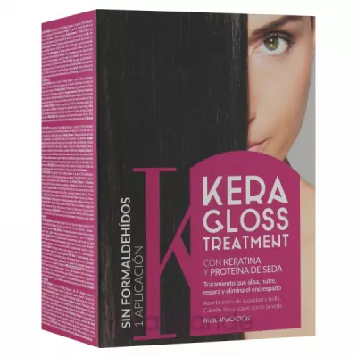 Glossco Keragloss Treatment       (treat/120ml + sh/15ml + sh/15ml + mask/15ml + brush)