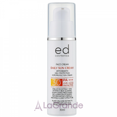Ed Cosmetics Daily Sun Cream SPF30     SPF30