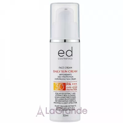 Ed Cosmetics Daily Sun Cream SPF30     SPF30