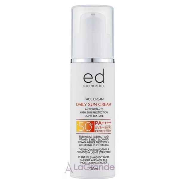 Ed Cosmetics Daily Sun Cream SPF50 ������� �������������� ���� � SPF50