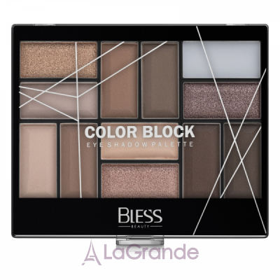 Bless Beauty Color Block Eye Shadow Palette    , 12 