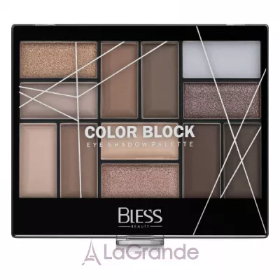Bless Beauty Color Block Eye Shadow Palette    , 12 
