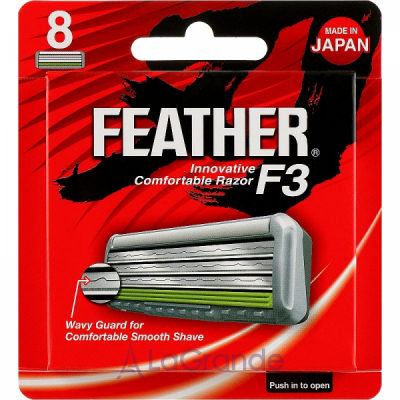 Feather F3 Triple Blade 8 Cartridges      
