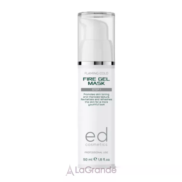 Ed Cosmetics Flaming Cold Fire Gel Maks Step 1 ���������������� ������������� ����-����� ��� ���� ��� 1