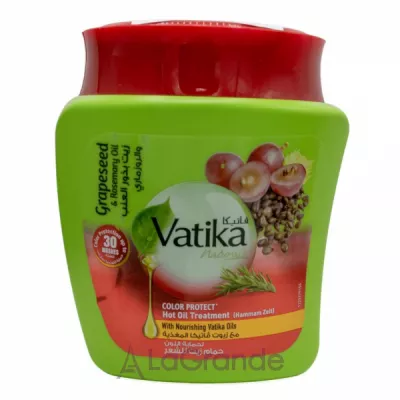 Dabur Vatika Grapeseed and Rosemary Oil Color Protect Hot Oil Treatment   볺      